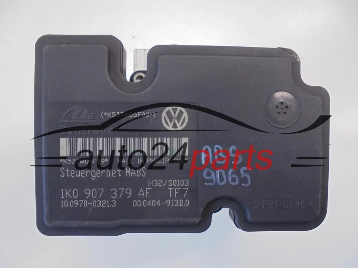 BOMBA HIDRAULICA Y CENTRALITA ABS VOLKSWAGEN TOURAN BE JT7, 1K0 614 117 AD, 1K0614117AD, ATE 10.0207-0138.4,10020701384, 1K0 907 379 AF, 1K0907379AF, 10.0970-0321.3, 10097003213
