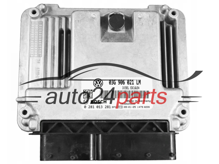 AUDI A6 1.9 TDI BOSCH 0 281 013 281, 0281013281, 03G 906 021 LM, 03G906021LM