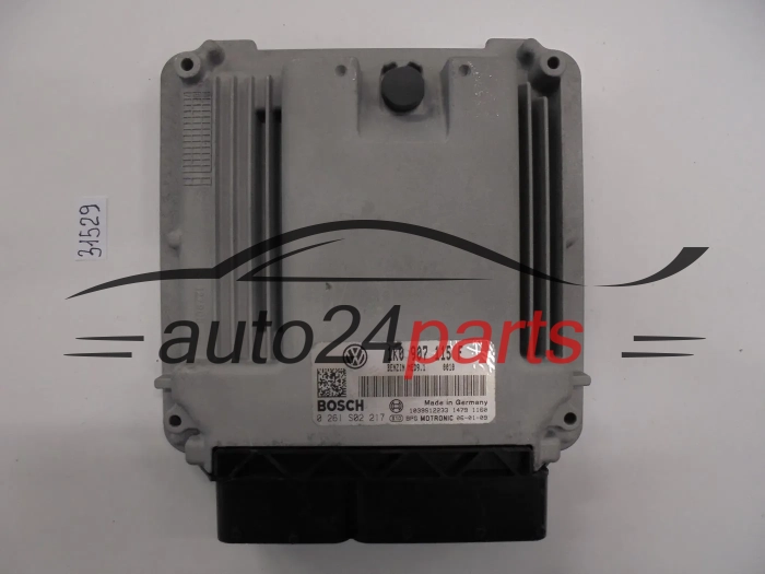KOMPUTER STEROWNIK SILNIKA VW VOLKSWAGEN GOLF 2.0 TFSI BOSCH 0 261 S02 217, 0261S02217, 1K0 907 115 F, 1K0907115F, MED9.1
