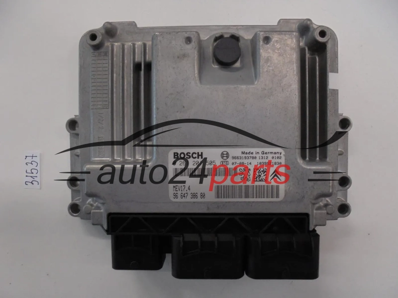 Sterownik silnika Peugeot 207 Cc 1.6 16V 0261201505 9664738680