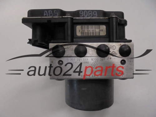 ABS POMPA I STEROWNIK RENAULT CLIO II KANGOO THALIA TWINGO NISSAN KUBISTAR BOSCH 0 265 231 333, 0265231333, 8200 229 137, 8200229137, 0 265 800 316, 0265800316 -