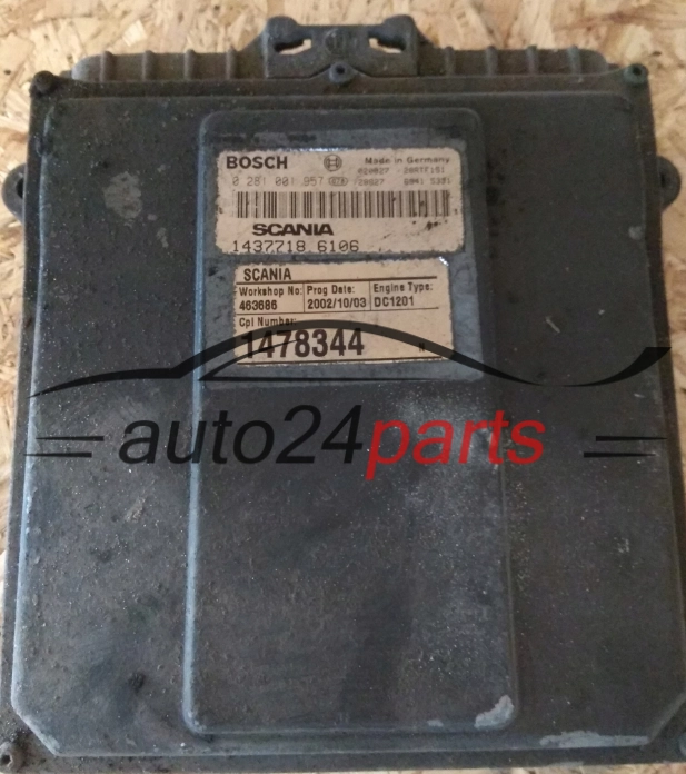 SCANIA 124L 380 BOSCH 0 281 001 957, 0281001957