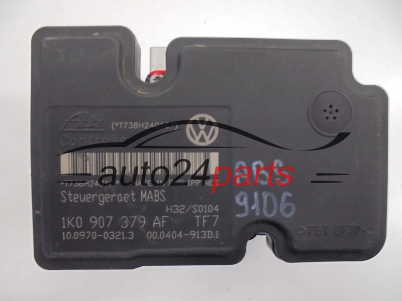 ABS POMPA I STEROWNIK VW VOLKSWAGEN TOURAN BE JT7, 1K0 614 117 AD, 1K0614117AD, ATE 10.0207-0138.4,10020701384, 1K0 907 379 AF, 1K0907379AF, 10.0970-0321.3, 10097003213-