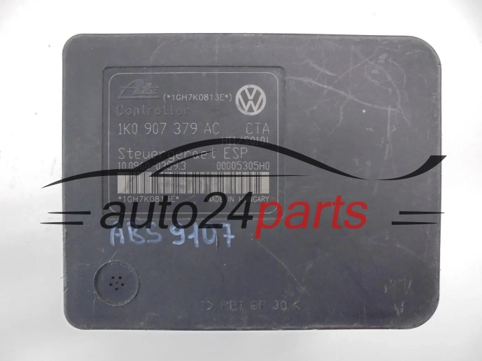 Pompe ABS et calculateur VOLKSWAGEN AUDI SEAT SKODA ATE 1K0 614 517 AF, 1K0614517AF, 10.0206-0241.4, 10020602414, 1K0 907 379 AC, 1K0907379AC, 10.0960-0359.3, 10096003593