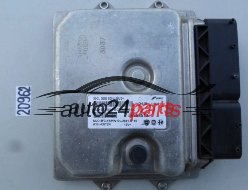 Μονάδα Ελέγχου Κινητήρα FIAT  500 1.3 Multijet 55253513 MJD8F3X1