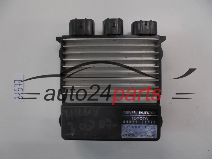 KOMPUTER STEROWNIK WTRYSKIWACZY TOYOTA HILUX DENSO 131000-1530, 1310001530, 89871-71020, 8987171020
