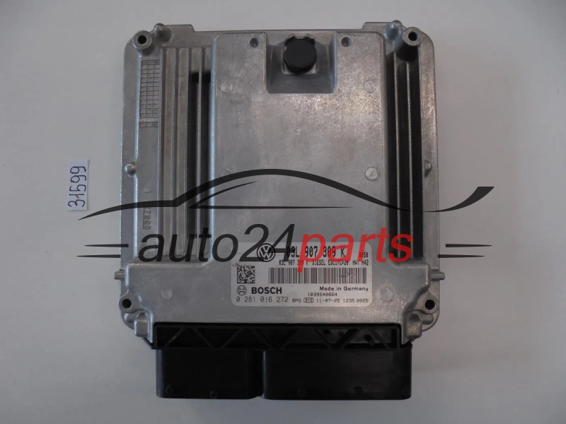 KOMPUTER STEROWNIK SILNIKA VW VOLKSWAGEN T5 TRANSPORTER 2.0 TDI BOSCH 0 281 016 272 BOSCH 0281016272 03L 907 309 K 03L907309K