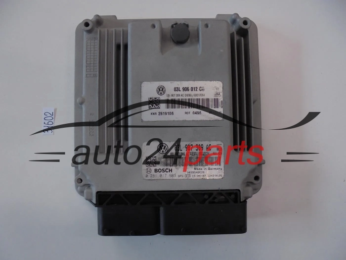 Calculateur moteur Volkswagen Bosch EDC17C54 03L907309AC 0281017903 – photo 2