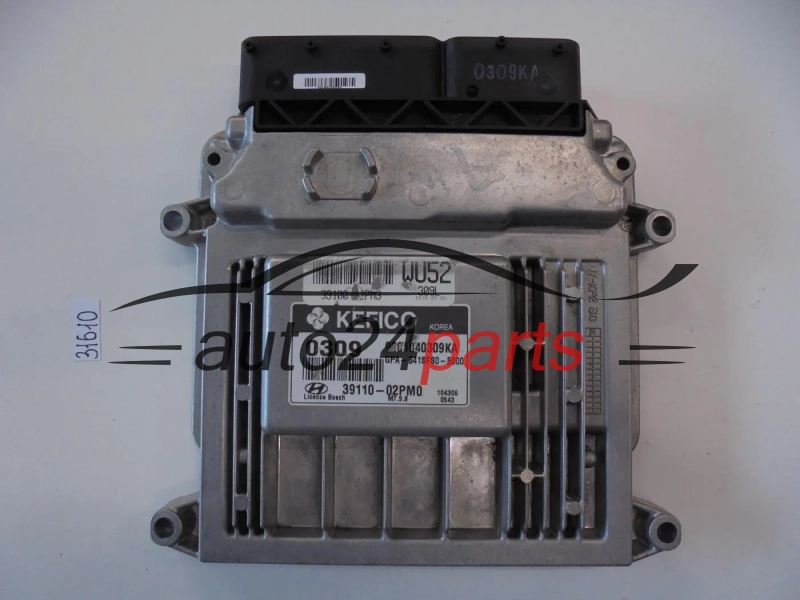 KOMPUTER STEROWNIK SILNIKA HYUNDAI I10, 9001040309KA, 39110-02PM0, 3911002PM0, GPA-B41SFS0-5000