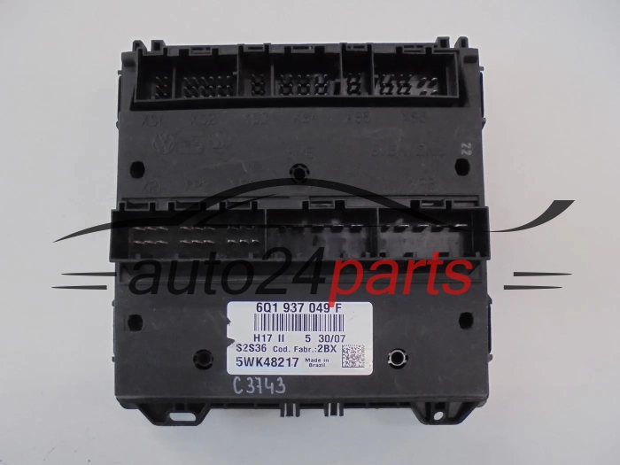CENTRALKA MODUL STEROWNIK KOMFORTU SEAT IBIZA SKODA FABIA VW POLO 6Q1937049F 5WK48217