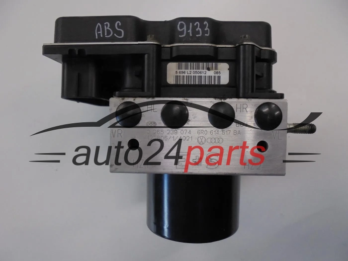 ABS POMPA I STEROWNIK VW VOLKWAGEN POLO BOSCH 0 265 239 074, 0265239074, 6R0 614 517 BA, 6R0614517BA, 0 265 955 034, 0265955034