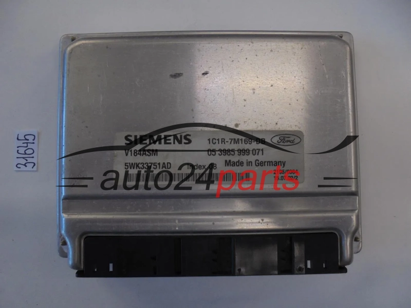 STEROWNIK SKRZYNI AUTOMATYCZNEJ FORD TRANSIT SIEMENS 5WK33751AD, 1C1R-7M169-DB, 1C1R7M169DB