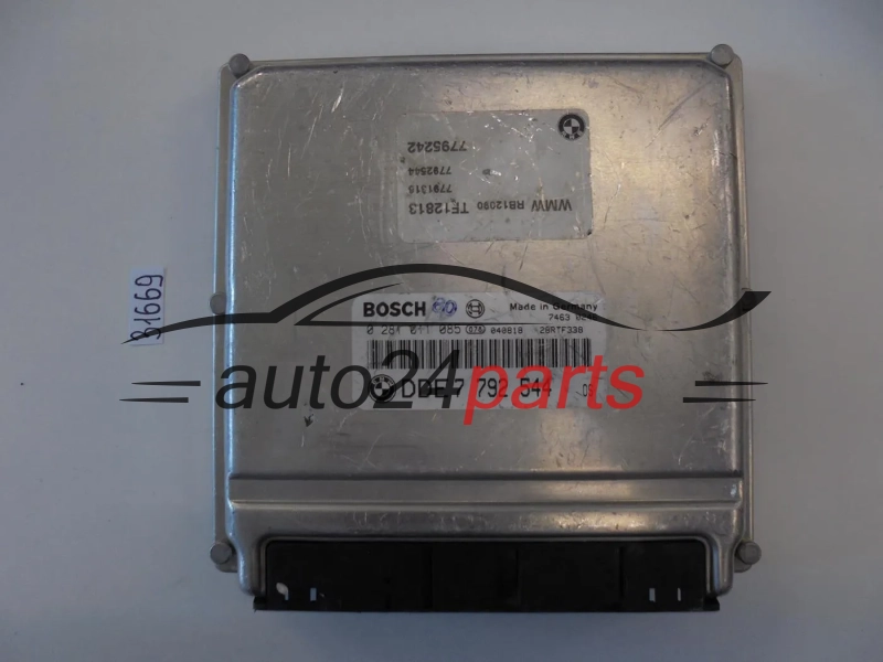 KOMPUTER STEROWNIK SILNIKA MINI ONE R50 1.4 DIESEL BOSCH 0281011085, 0 281 011 085, DDE 7792544, 7 792 544