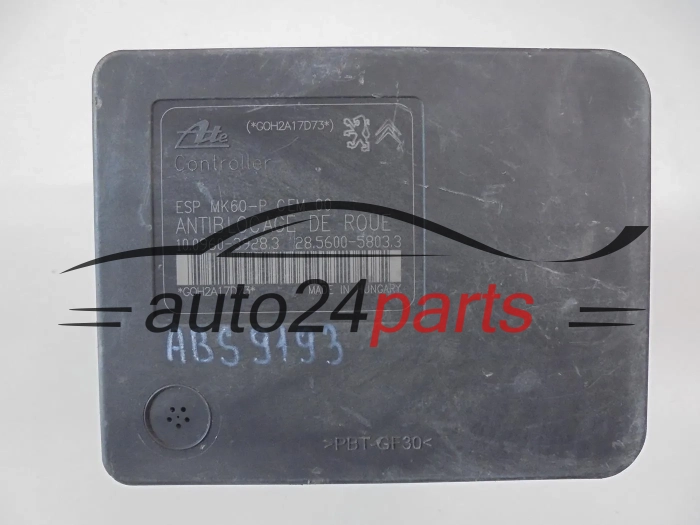 Pompa ABS i sterownik Citroen Peugeot 9676244380 10020604274 – zdjęcie 2