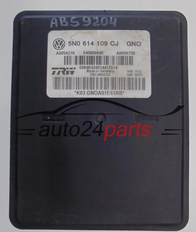 POMPA ABS I STEROWNIK VOLKSWAGEN 5N0 614 109 CJ 5N0614109CJ