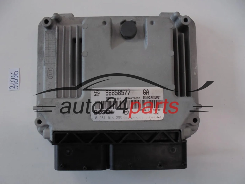 Komputer sterownik silnika CHEVROLET CAPTIVA BOSCH 0281014296 / 96858577 GA