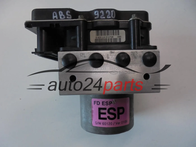 ABS HYUNDAI I30 BOSCH 0 265 235 333, 0265235333, 589202L500, 0 265 950 695, 0265950695
