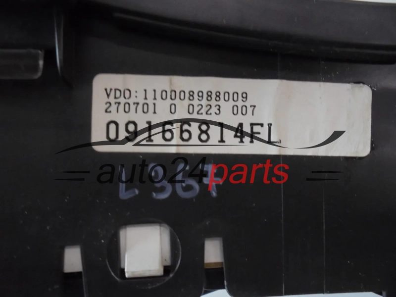 Combiné d’instruments OPEL CORSA C 09166814FL
