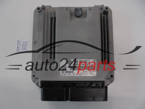 KOMPUTER STEROWNIK SILNIKA VW VOLKSWAGEN CRAFTER 2.5 TDI 076906022C, 076 906 022 C, BOSCH 0281015747, 0 281 015 747, EDC17CP20-2.39 CEBB 4690 1039S34910