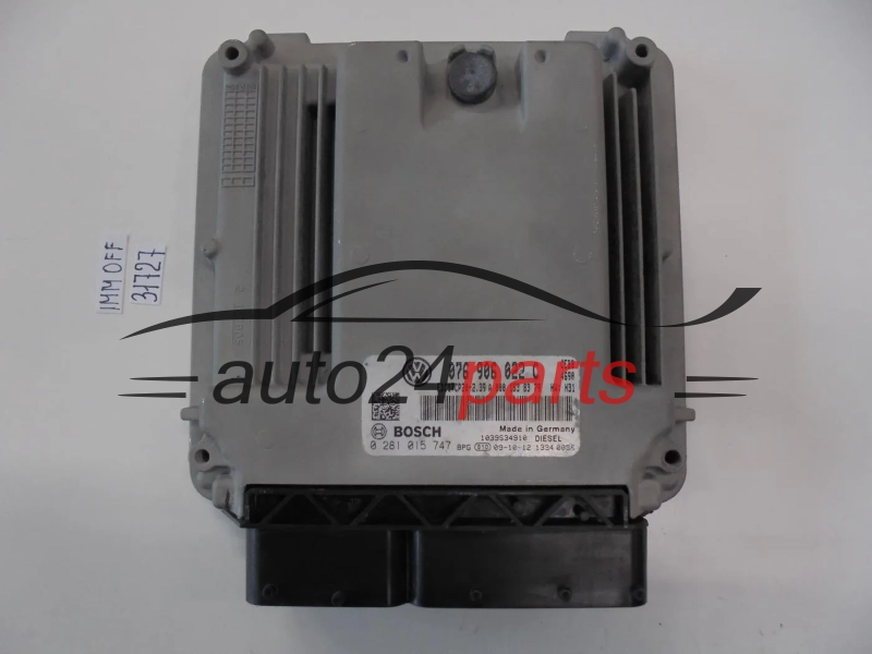 KOMPUTER STEROWNIK SILNIKA VW VOLKSWAGEN CRAFTER 2.5 TDI 076906022C, 076 906 022 C, BOSCH 0281015747, 0 281 015 747, EDC17CP20-2.39 CEBB 4690 1039S34910