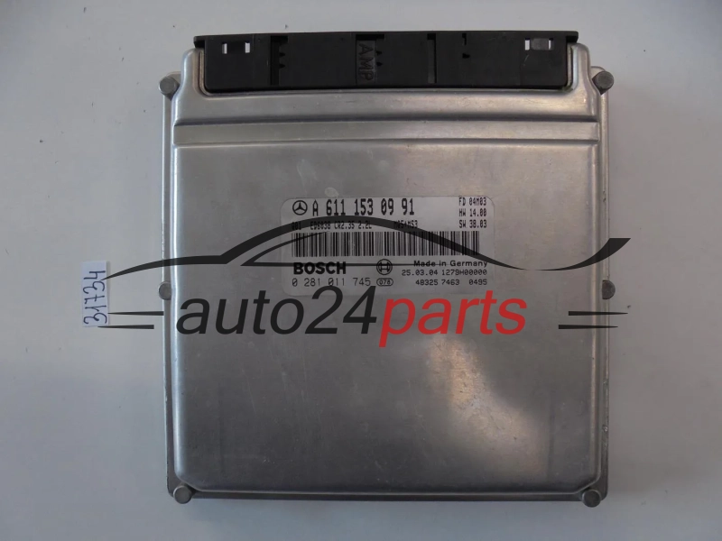 KOMPUTER STEROWNIK SILNIKA MERCEDES SPRINTER 0281011745 A6111530991 CR2.35
