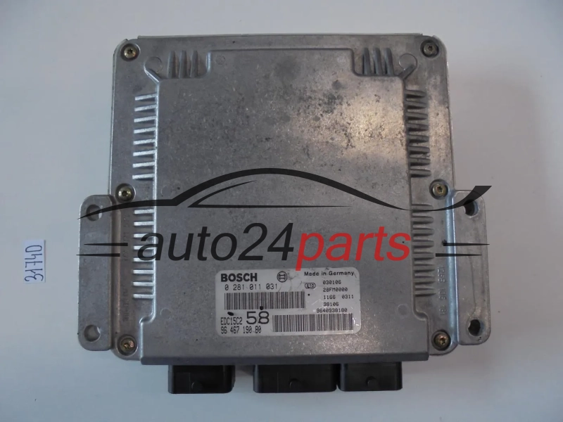 Sterownik silnika Fiat Ulysse 2.0 JTD 0281011031 9646719080