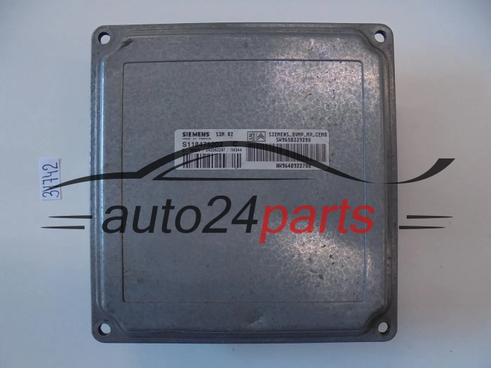 STEROWNIK SKRZYNI AUTOMATYCZNEJ CITROEN C3 1.4 HDI SIEMENS S118475202 C, S118475202C, SW 9658339280, HW 9640922780, SIM82