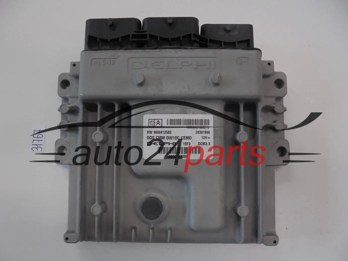 ECU Engine Controller CITROEN PEUGEOT DCM3.5 28381996 9806127380 9666912580