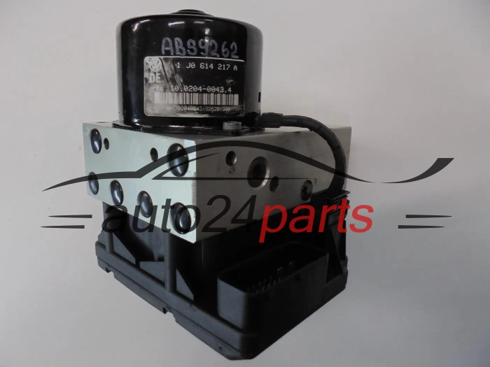 Pompe ABS et calculateur VOLKSWAGEN AUDI SEAT SKODA 1J0 614 217 A, 1J0614217A, ATE 10.0204-0043.4, 10020400434, 1J0 907 379 A, 1J0907379A, 10.0946-0321.3, 10094603213