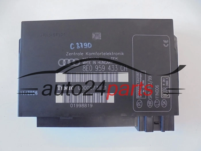 Moduł komfortu Audi A4 00002731E2 8E0959433CH