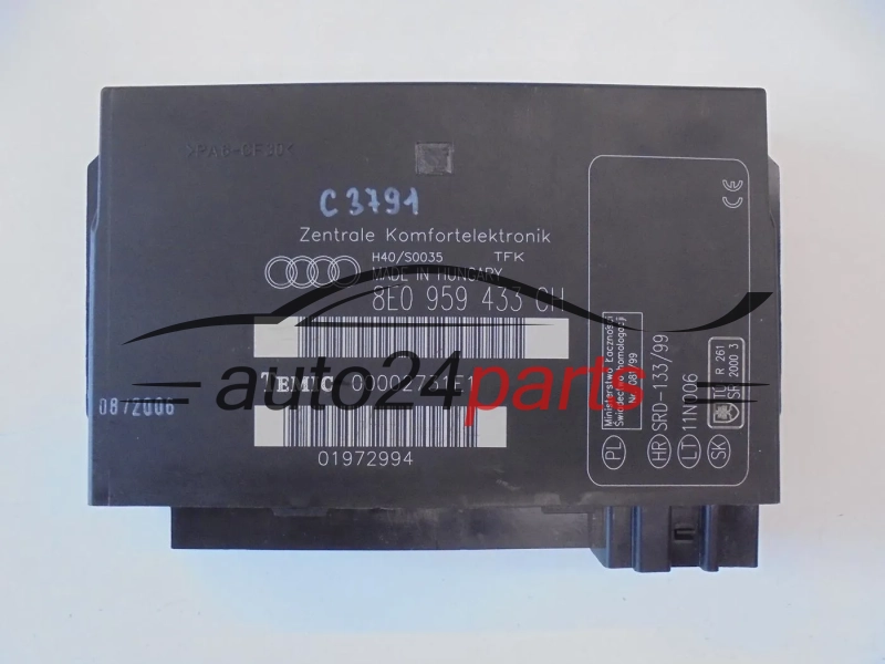 Moduł komfortu Audi A4 00002731E2 8E0959433CH – zdjęcie 2