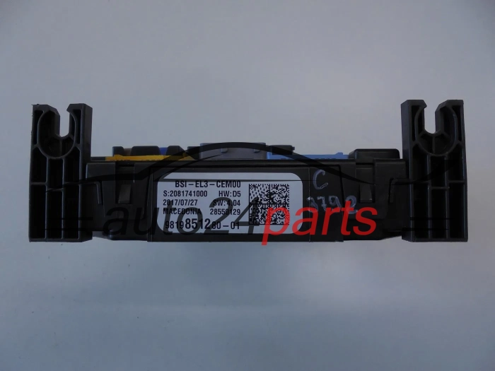 CENTRALKA MODUL STEROWNIK BSI PEUGEOT 9819851280-01, 28550129, BSI-EL3-CEM00