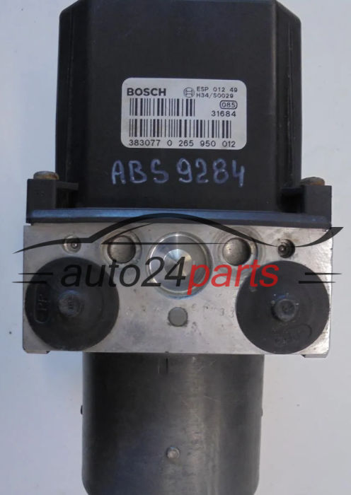 Pompe ABS et calculateur AUDI A4 B6 BOSCH 0 265 225 045, 0265225045, 8E0 614 517 A, 8E0614517A, 0 130 108 078, 0130108078, 0 265 950 012, 0265950012