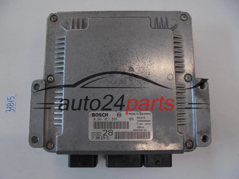 Μονάδα Ελέγχου Κινητήρα SUZUKI GRAND VITARA 2.0 HDI 0281011536 ZY34027491