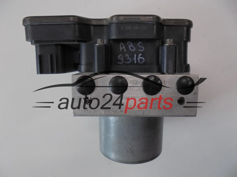 Pompe ABS et calculateur AUDI 0265291727 80A614517P 80A907379 0265956840