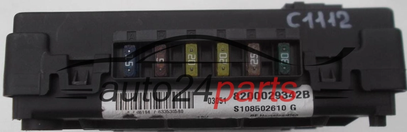 CAJA ELECTRICA DE FUSIBLES Y RELES BSI RENAULT SCENIC SIEMENS S108502610G