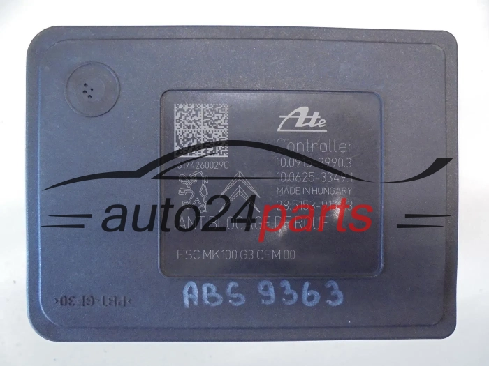Αντλία ABS Citroën Peugeot ATE 9817961380 10091539903 - φωτογραφία 2