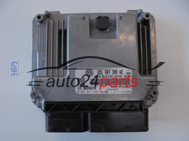 Komputer silnika VOLKSWAGEN PASSAT 0281017946 03L907309AE