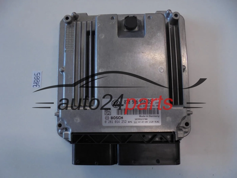 Sterownik silnika VOLKSWAGEN T5 2.5 TDI 0281014252 070906016DS EDC16U31