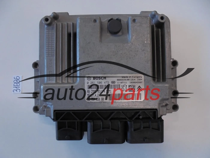 Sterownik silnika CITROEN PEUGEOT 0261S06472 9675495080 9666319180 MEV17.4.2