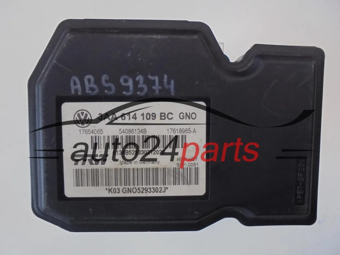 Bomba ABS y centralita VOLKSWAGEN 3AA614109BC 17654065