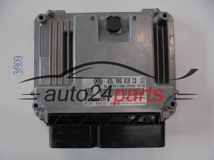 Sterownik silnika VOLKSWAGEN TIGUAN 0281016517 03L906018CD EDC17C46