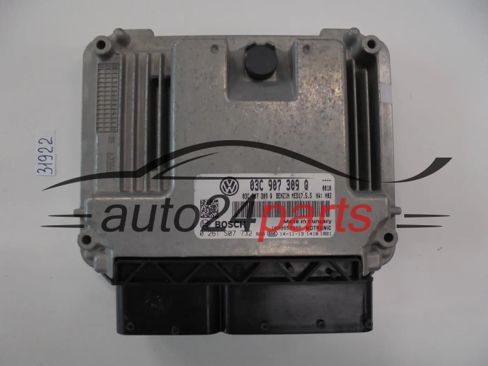 Sterownik silnika Volkswagen Tiguan 1.4 TSI 0261S07732 03C907309Q