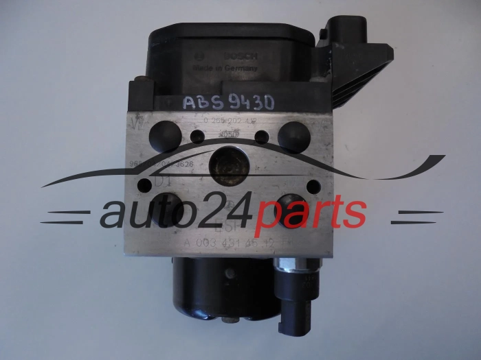 Pompa abs i sterownik MERCEDES BENZ W168 0265202412 A0034314512