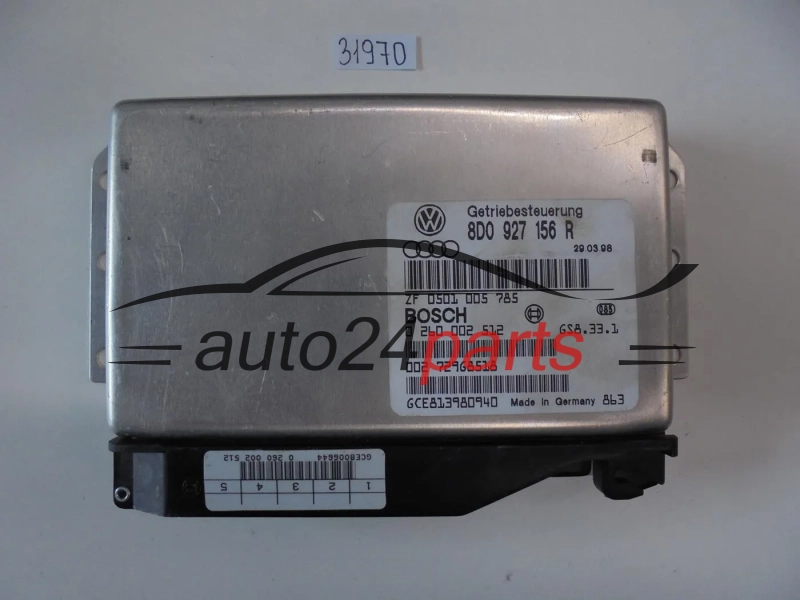 Sterownik skrzyni automatycznej AUDI A4 2.4 BOSCH 0260002512 8D0927156R
