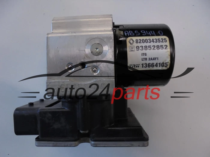 Pompa abs i sterownik RENAULT TRAFIC PRIMASTAR VIVARO 8200343525 93852852 13664105 13509005M 54084684B