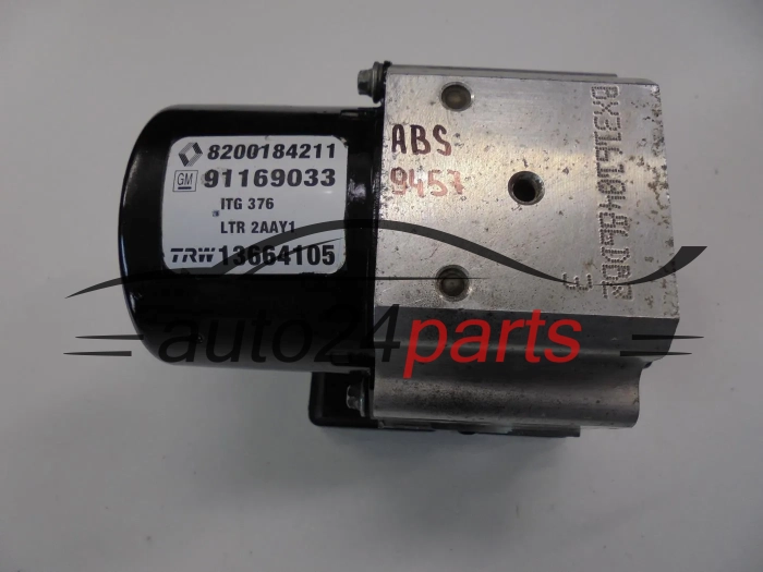 Pompa abs i sterownik RENAULT TRAFIC VIVARO 8200184211 91169033 13664105 13509005K 54084684A