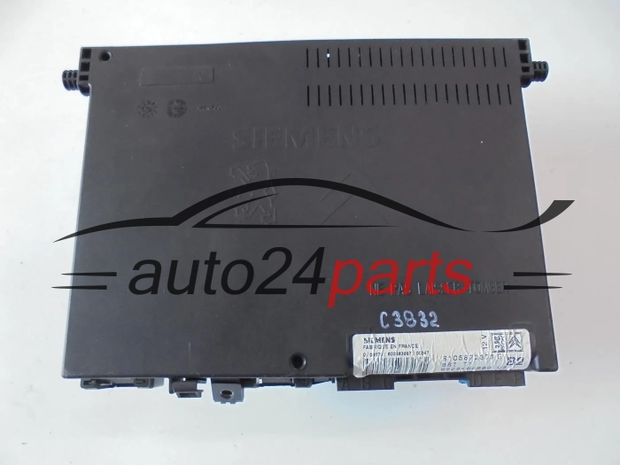 CENTRALKA MODUL STEROWNIK KOMFORTU BSI PEUGEOT 206 BSI T1 B2 SIEMENS S105872300G, S105872300 G, 9626460880 03