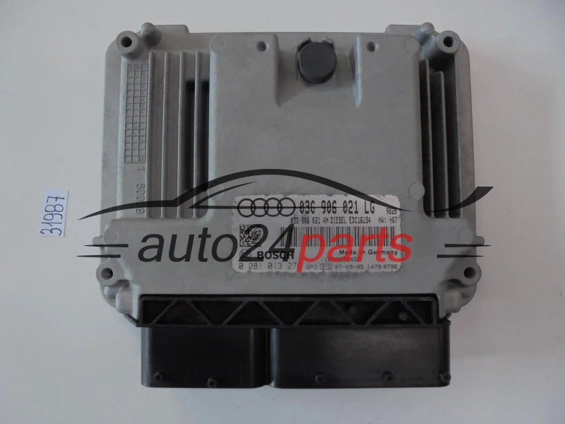 KOMPUTER STEROWNIK SILNIKA AUDI A3 2.0 TDI BOSCH 0 281 013 276, 0281013276, 03G 906 021 LG, 03G906021LG, 03G906021AN, EDC16U34