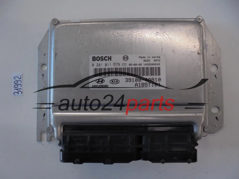 KOMPUTER STEROWNIK SILNIKA KIA SORENTO 2.5 CRDI BOSCH 0281011579, 0 281 011 579, 391004A810, 39100-4A810